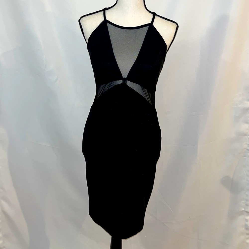 Black fitted Dress size Small